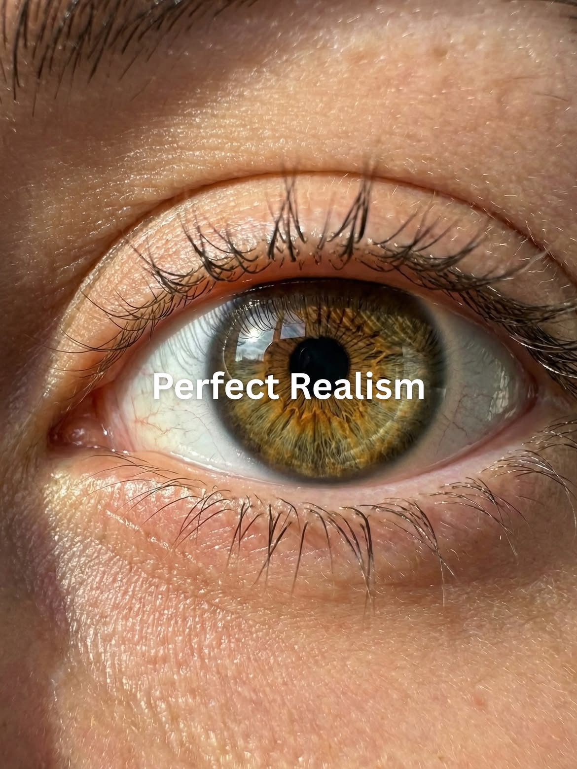 Perfect realism — hyper-real eye